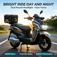 Motos électriques en gros à prix abordable de notre usine chinoise – Motos électriques 1500W 85-90 km/h, Motos électriques urbaines, Scooters électriques