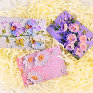 Cemao 手写创意节日教师节情人节婚礼请柬3D花朵长方形卡片信封 - Product Image 3