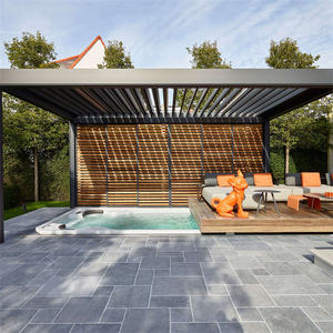 AS2047 TOMA Pergola de jardin extérieure en aluminium Pergola manuelle avec structure de <span class=keywords><strong>cartport</strong></span> économique Arche de mariage Application de balcon - Product Image 3