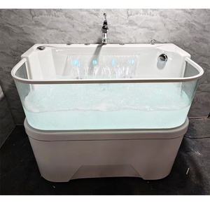 Cubo de <span class=keywords><strong>baño</strong></span> acrílico de lujo <span class=keywords><strong>para</strong></span> el cuidado de mascotas, Cubo de <span class=keywords><strong>baño</strong></span> de medicina <span class=keywords><strong>para</strong></span> perros y <span class=keywords><strong>gatos</strong></span> <span class=keywords><strong>para</strong></span> uso en el <span class=keywords><strong>baño</strong></span> <span class=keywords><strong>para</strong></span> almacenamiento de bañera y piscina - Product Image 1