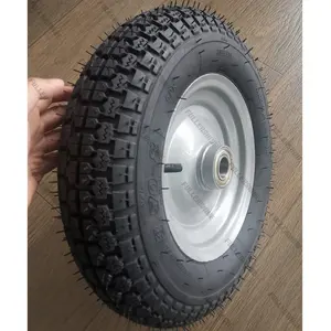 Pneumatici moto di Qualità 3.50-8 ruote in gomma con senza camera d'aria del pneumatico con rim per Officina Forlift Pallet Camion con Cuscinetto 6205ZZ