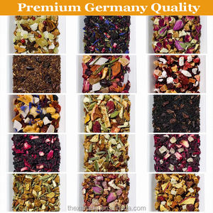 Xanadu जर्मनी 62 जायके 300 सामग्री थोक चाय मिश्रणों हर्बल प्रीमियम स्वाद फूल जड़ी बूटियों फल चाय ठंडे पेय मिश्रित - Product Image 4