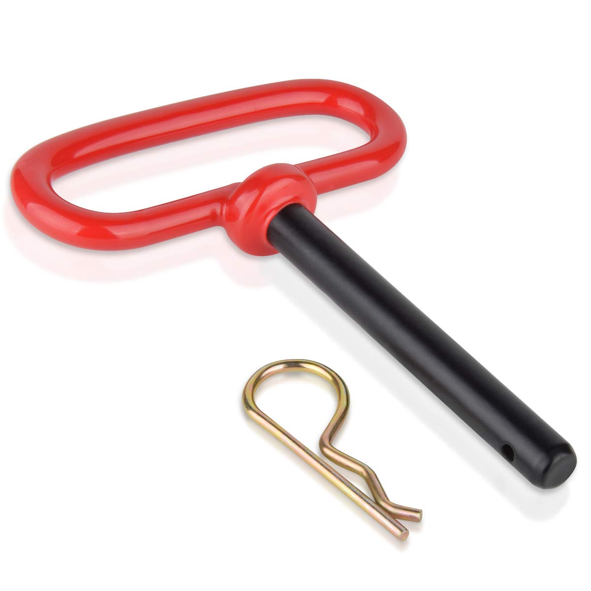 8-Pack Trailer Hitch Pins 1/4" X 4" - Heavy Duty Wire Lock Pins For Towing