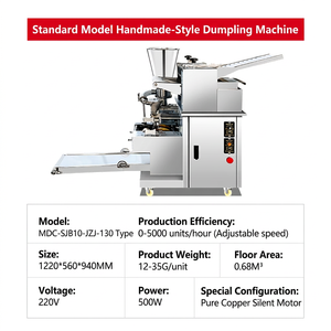 130 Model Commercial Dumpling Machine Make Multiple Dumpling Shapes Clam Lock Pattern Wheat Sheaf Dumpling Forming Machinery - Product Image 6