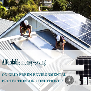 1.5トン18000 BTUポータブルミニソーラースプリットウォール取り付けAC <span class=keywords><strong>100%</strong></span> ソーラーエネルギー冷却/暖房リモートWiFi制御家庭用 - Product Image 3
