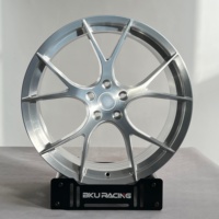 Jantes forgées BKU brossées pour Ford Mustang Shelby GT350 GT500 S650 S550 17 18 19 20 21 pouces 5x114.3 Jantes Muscle Car