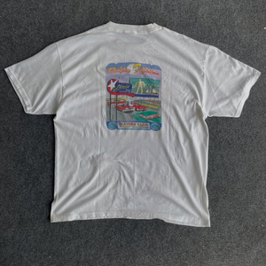 T-shirt da uomo in cotone lavato effetto invecchiato con stampa grafica <span class=keywords><strong>auto</strong></span> retrò Vintage Nifty Fifties Star World Drive in Players Club - Product Image 2