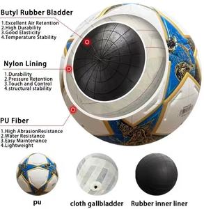 Pallone da <span class=keywords><strong>Calcio</strong></span> Taglia 5/4 per Champions League, 32 Pannelli, Alta Qualità in PU, Cucito a Macchina, per Adulti, Allenamento di Club, Uso Esterno - Product Image 5