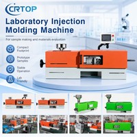 Machine de moulage par injection plastique Crtop Lab Scale pour échantillons polymères, essais de matériaux et formation