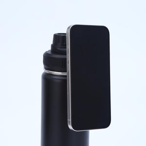 Bouteille d'eau en acier inoxydable à double paroi avec poignée magnétique, thermos, gourde de voyage, de sport et de bureau, 18, 25, 32, 40 oz - Product Image 4