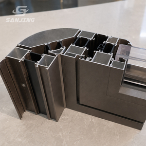 Fenêtre coulissante en aluminium à rupture de pont thermique Sanjing, double vitrage avec gaz argon pour une efficacité énergétique supérieure - Product Image 5