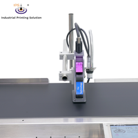 Máquina de Codificación por Inyección de Tinta en Línea Todo en Uno IPS-8TC, Codificador de Fecha por Inyección de Tinta TIJ2.5 con Mini Transportador, Código QR, Fecha, Número de Lote y Serie