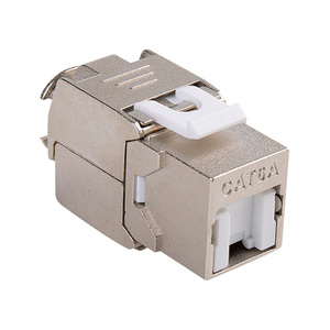 RJ45 <span class=keywords><strong>Keystone</strong></span> <span class=keywords><strong>Jack</strong></span> FTP <span class=keywords><strong>cat6A</strong></span> Cat6 CAT7 bảo vệ <span class=keywords><strong>Modular</strong></span> <span class=keywords><strong>Jack</strong></span> toolless với màn trập cửa - Product Image 2
