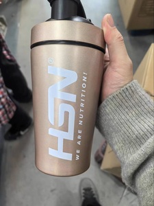 Botella Mezcladora <span class=keywords><strong>de</strong></span> Acero Inoxidable <span class=keywords><strong>de</strong></span> 24 oz, Vaso Aislado para Bebidas Frías con Agitador Giratorio |   Botella sin Olor para Batidos <span class=keywords><strong>de</strong></span> Proteínas, Vaso para <span class=keywords><strong>Agua</strong></span> - Product Image 3