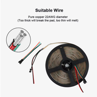 SXZM Adressable 720Leds/m 12/24V 10MM RGBIC RGBW Bande LED Flexible RVB Contrôle Segmenté Musique Synchronisée Tira COB Bande LED