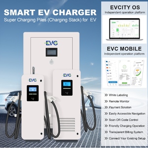 Chargeur rapide DC pour véhicules électriques, commercial, OCPP, à montage au sol, EVC <span class=keywords><strong>SuperA</strong></span> 360-480kW, système de refroidissement liquide, TYPE 2, extérieur, Chademo CCS2 - Product Image 3