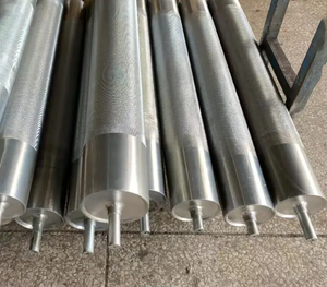 Thép không gỉ làm biếng dỡ trượt bánh xích PVC Băng tải con lăn chuyển con lăn - Product Image 4