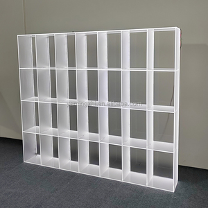 Customizable Modern Simple Design Interior Advertising <strong>Acrylic</strong> <strong>Display</strong> Stand Luxury Led Light Glow <strong>Acrylic</strong> <strong>Display</strong> Shelf Cabinet - Product Image 5