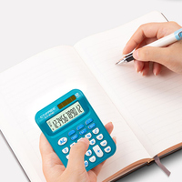 Calculatrice scientifique CTIFREE de haute qualité, prix d'usine, plastique ABS noir, 12 chiffres, alimentation solaire/piles, bureau, CE RoHS/FCC