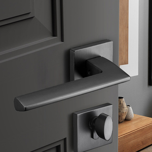 Hiện đại đơn giản sang trọng Nickel cửa gỗ xử lý với ánh sáng trong nhà phòng ngủ chia khóa Door & cửa sổ bản lề - Product Image 4