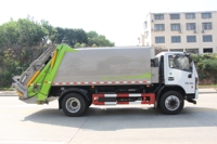 Camion à ordures compacteur poids lourd Dongfeng 4x2 Euro6 avec bus CAN et contrôle automatique, prévention des fuites d'eaux usées