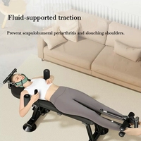 Banc de traction pour étirement du cou, soulagement de la tension musculaire, relaxation de la colonne cervicale et lombaire