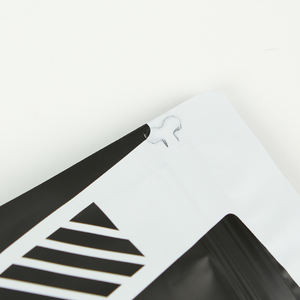 Custom in bianco e nero 12oz facile strappo <span class=keywords><strong>taz</strong></span> cerniera fondo piatto sacchetto di caffè con valvola a senso onw - Product Image 3