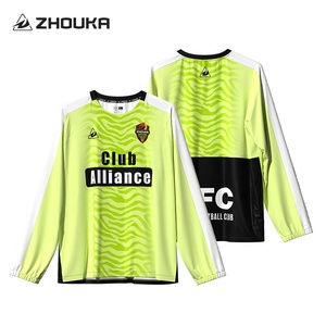 Personalizzabile maglia da allenamento calcio a maniche lunghe traspirante <span class=keywords><strong>in</strong></span> stile retrò classico abbigliamento da allenamento da calcio per uomo diretto - Product Image 1