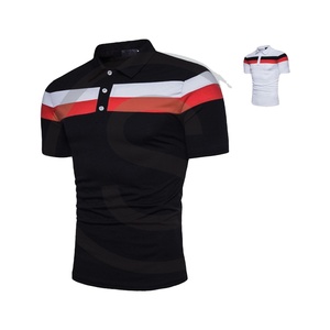 Camiseta de Golf de Verano para Hombre, Diseño Sublimado, 100% Algodón, Talla Grande, Transpirable, Tejida - Product Image 1