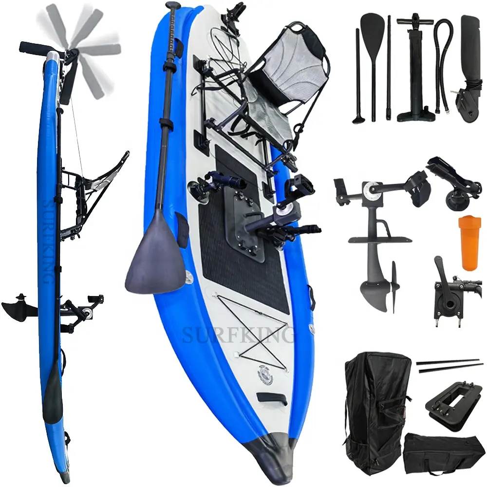 Vendita calda pedale gonfiabile Kayak professionale bordo Kyak sistema Sport De Pesca Con barca pedale Kayak canoa/Kayak