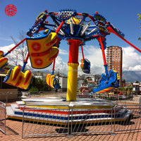 Sillas Voladoras Giratorias de Parque de Atracciones Extremas, Tipo Jet Espiral, en Venta