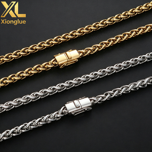 High Quality 6mm Silver Plated High Polished Stainless Steel Franco Chain Bracelet Hip Hop Jewelry for <b>Men</b> and Women - Product Image 3