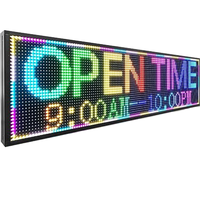 Cartelera de desplazamiento de pantalla LED a todo color con control WiFi para publicidad exterior para centros comerciales con función SDK de texto