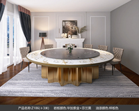 2023 nouvelle version conception multifonction moderne paresseux Suzy avec petite marmite individuelle grande table à manger ronde