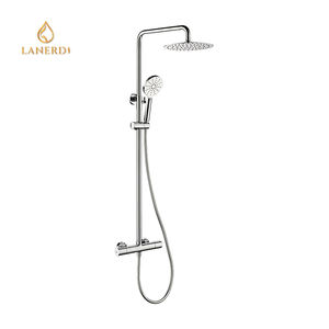 Mezclador de lluvia termostático de cromo, conjunto de <span class=keywords><strong>ducha</strong></span>, <span class=keywords><strong>Grifo</strong></span> de <span class=keywords><strong>ducha</strong></span> - Product Image 1