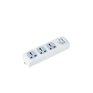 SEEBEST Customized 3 Way Universal Power Extension Socket Outlet With Plug And Indicator Light