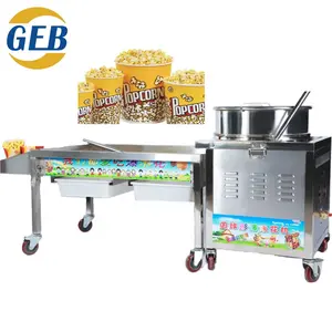 Hot Koop Gas Verwarming Popcorn Machine