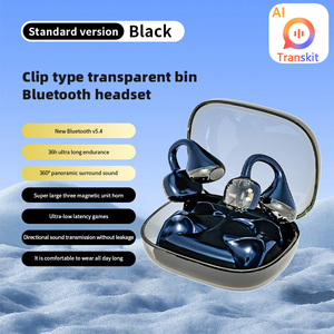 Auricolari Traduttori AI <span class=keywords><strong>L21</strong></span> Tipo Clip per Orecchio, Traduttore per 156 Lingue, Auricolari Traduttori con APP Gratuita Permanente - Product Image 1