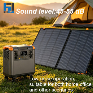 3000W Portable Power Station With Retractable Handle & 400W <b>Solar</b> All in One <b>Solar</b> Power System & for Home Camping <b>Solar</b> <b>Generat</b> - Product Image 1