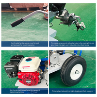 Machine de marquage routier manuelle GZD pour peinture à froid, outil de traçage de lignes pour passages zébrés et parkings, équipement de marquage routier
