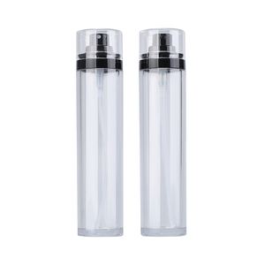 high quality cosmetic packaging perfume 50ml 80ml 100ml 120ml thick wall clear PET plastic spray Bottle for toner lotion