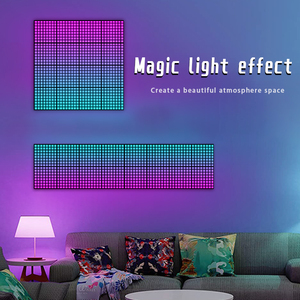 1 + 3 pixel Màn Hình Khảm Bluetooth Retro tự làm Màn hình LED với hoạt hình sáng tạo và tính năng đồng hồ sản phẩm xuyên biên giới - Product Image 3