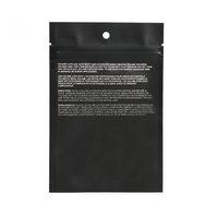 Petits sacs recyclables en papier d'aluminium pour fil dentaire avec fenêtre transparente sur un côté dans la pochette d'alignement avant