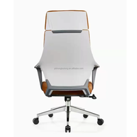 Chaise de bureau exécutive ergonomique en acier inoxydable, couleur personnalisée, prix bas, moderne, avec hauteur réglable pour un travail confortable