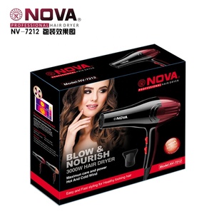 Asciugacapelli Elettrico Professionale con Motore AC di Nuovo Design, Spina EU 7212, per Uso Domestico e Alberghiero - Product Image 4