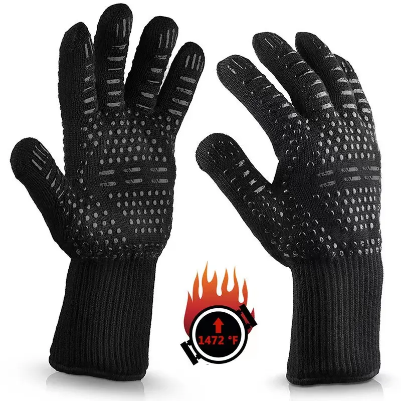 Deyan A индивидуальные перчатки для барбекю, OEM 1472F, экстремальные термостойкие перчатки, перчатки для гриля и барбекю