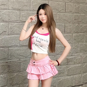 6689 #   Nouvelle mini-<span class=keywords><strong>jupe</strong></span> en jean plissée style gâteau pour l'été, sexy et mignonne, inspirée du style Gyaru de Shibuya, pour filles, qui révèle avec élégance - Product Image 3