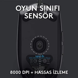 Ratón para Juegos con Cable Logitech G102 de Segunda Generación, <span class=keywords><strong>Overwatch</strong></span>/LOL/Blanco y Negro, Azul RGB, Brillo, Ratón Profesional Competitivo - Product Image 4