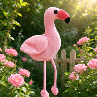 Marionnette à doigts en peluche animale super douce personnalisée de haute qualité avec rembourrage pour un cadeau éducatif en peluche
