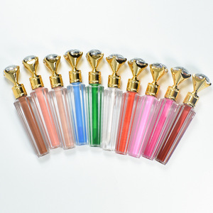 Logo Free Diamond <b>Lip</b> Gloss Plump <b>Lip</b> Tint Neutral Package European American Matte <b>Lip</b> Makeup - Product Image 5